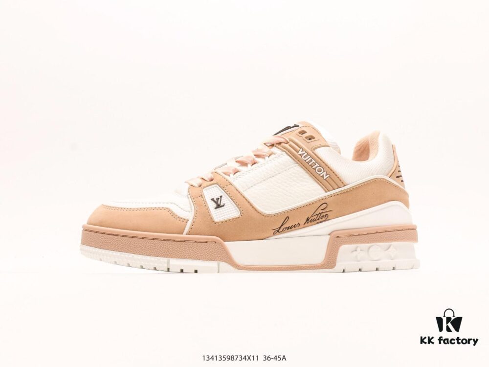 Zapatillas bajas Louis Vuitton Trainer en color naranja