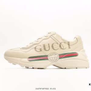 Gucci Zapatillas Rhyton de piel
