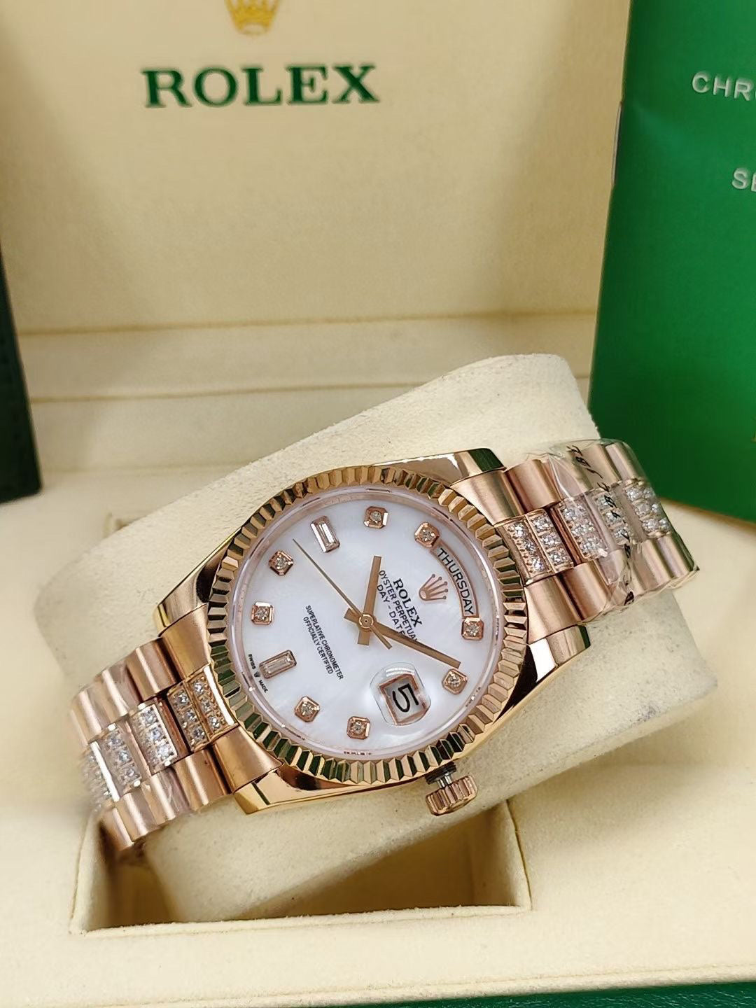 Rolex Presidente de mujer Con Movimiento Automático