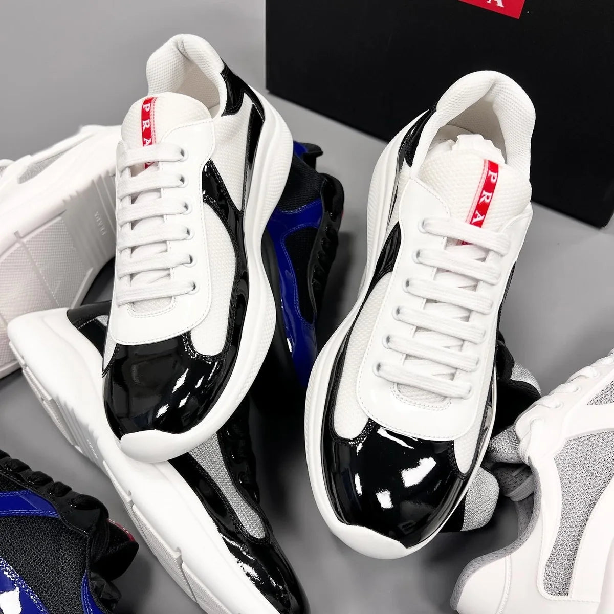 Prada zapatillas America's Cup con paneles