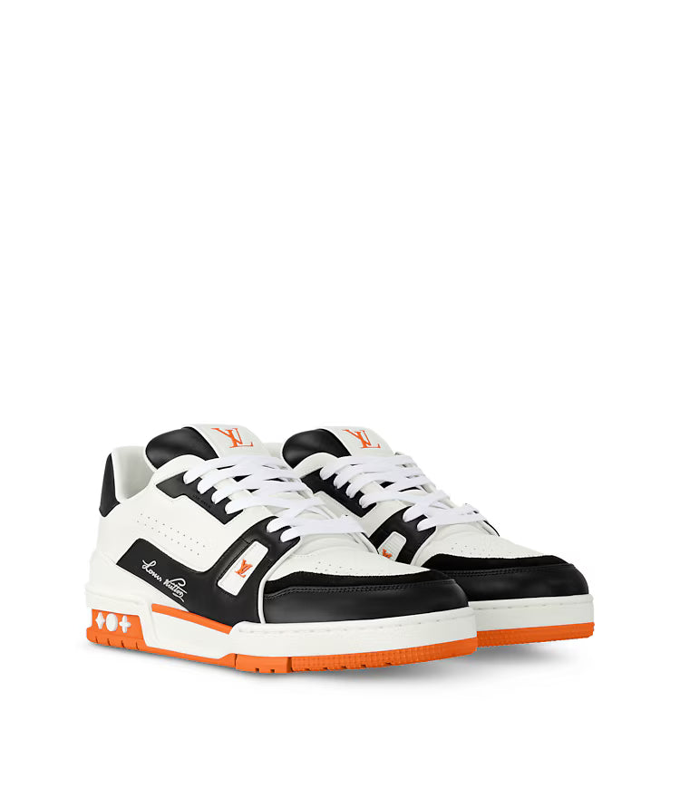 Zapatillas Louis Vuitton LV Naranja / Negro / Blanco