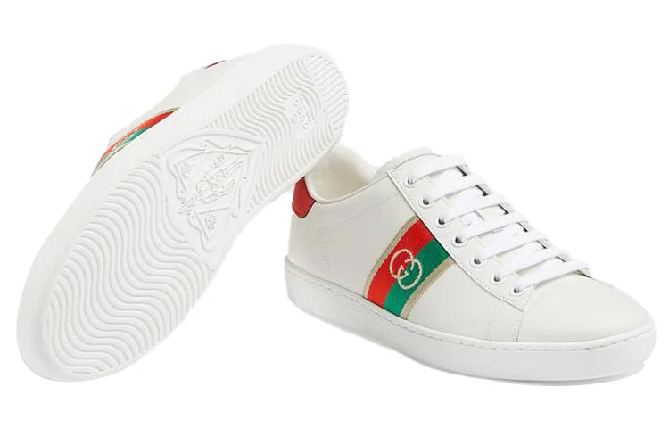 Zapatilla Gucci Ace con tribanda Web hombre